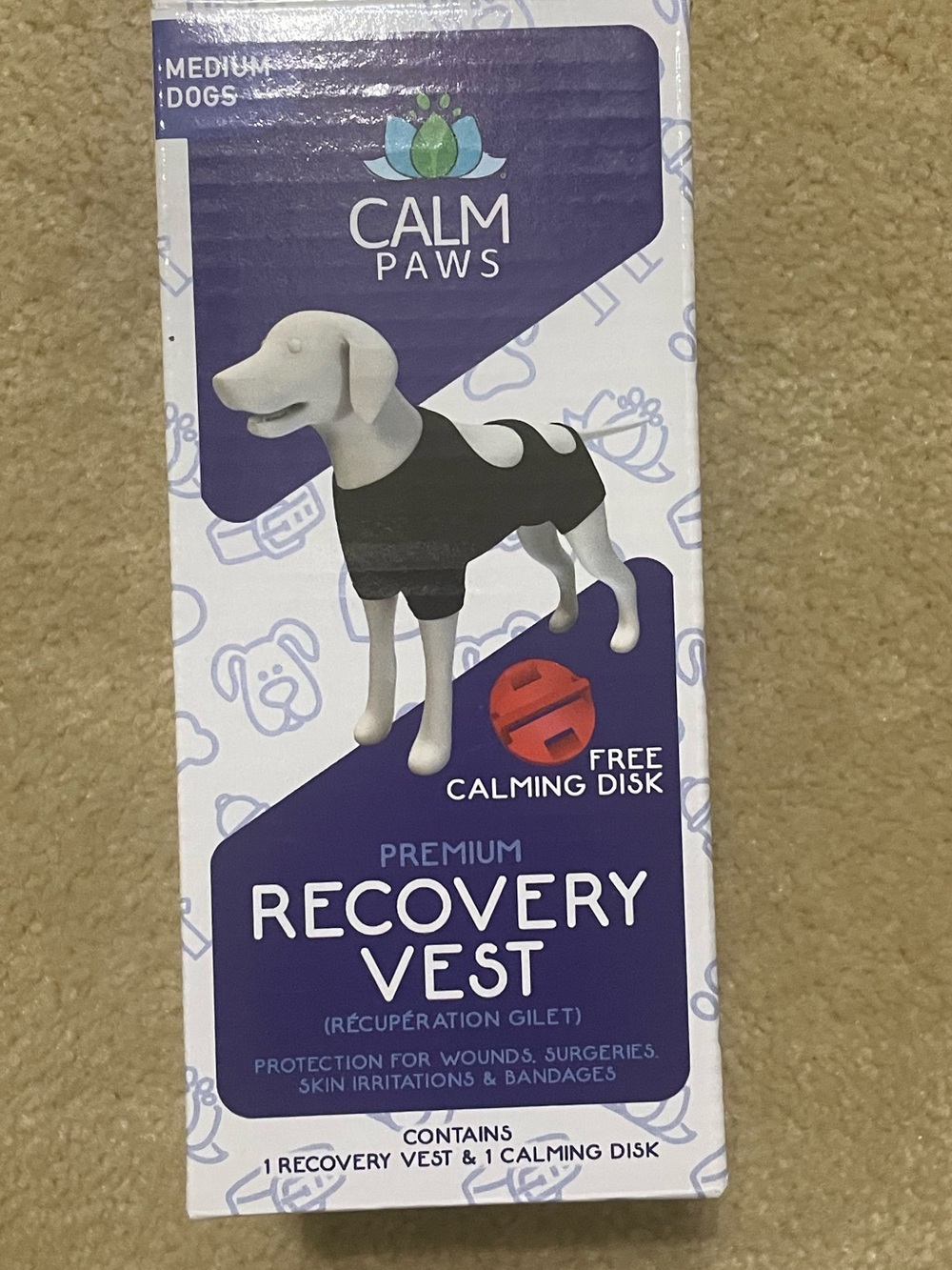 Recovery Vest for Dogs - Black